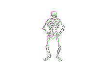 Dancing skeleton